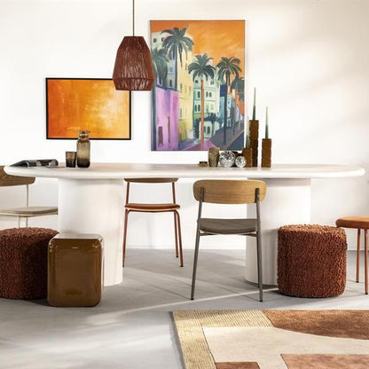 Eettafel Seki | Wit Magnesium Oxide