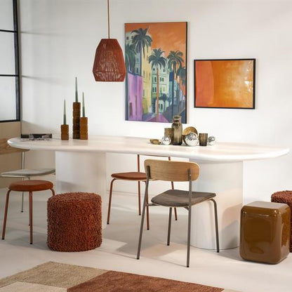 Eettafel Seki | Wit Magnesium Oxide