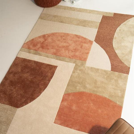 Vloerkleed Kazi | Terracotta