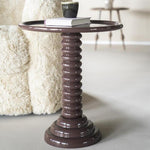 Bijzettafel Basco | Bruin Aluminium