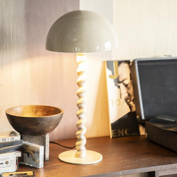 Tafellamp Elara | Beige Hout