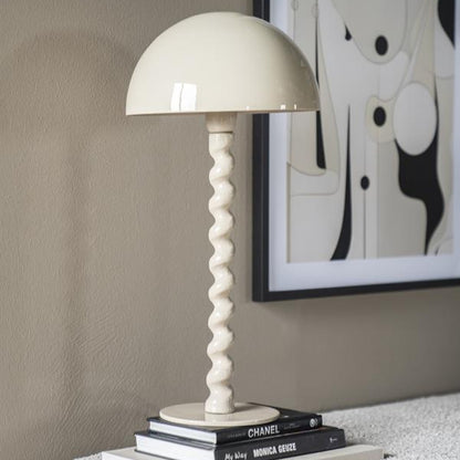 Tafellamp Elara | Beige Hout