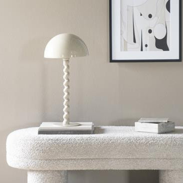 Tafellamp Elara | Beige Hout