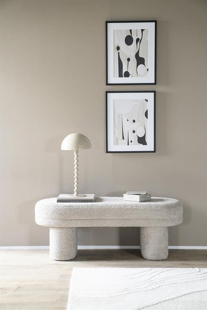 Tafellamp Elara | Beige Hout — Algemene Sfeerfoto