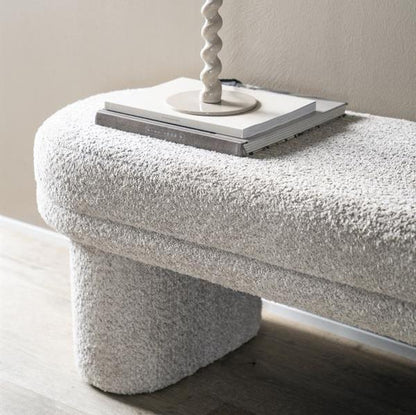 Poef Rama | Taupe Polyester