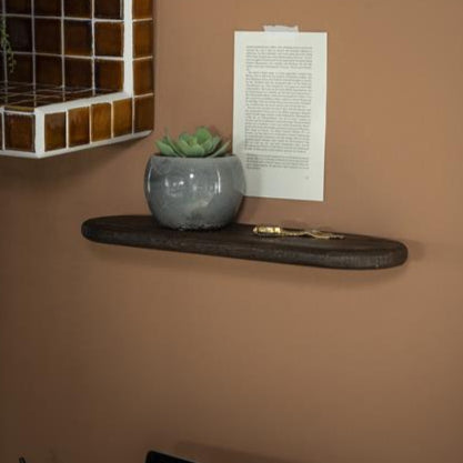 Wand decoratie Kiera | Bruin Hout