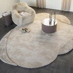 Vloerkleed Praia | Beige Polyester