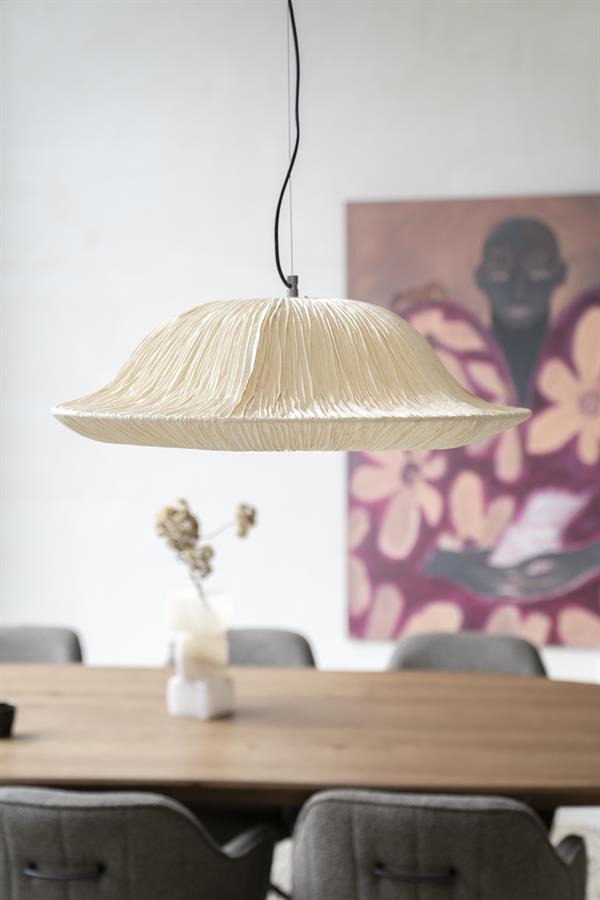 Hanglamp Lokta | Naturel Papier — Vooraanzicht - sfeer