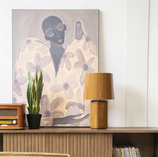 Tafellamp Dixon | Bruin Metaal