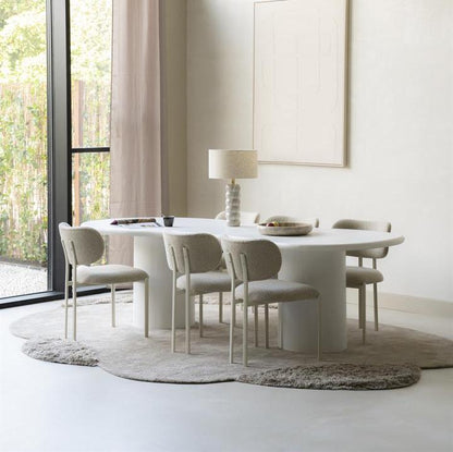 Vloerkleed Praia | Beige Polyester