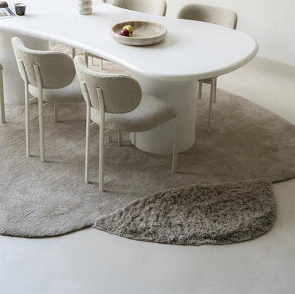 Vloerkleed Praia | Beige Polyester