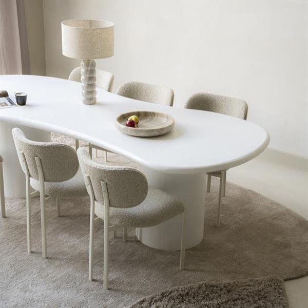 Eettafel Seki | Wit Magnesium Oxide