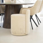 Poef Marque | Taupe Stof