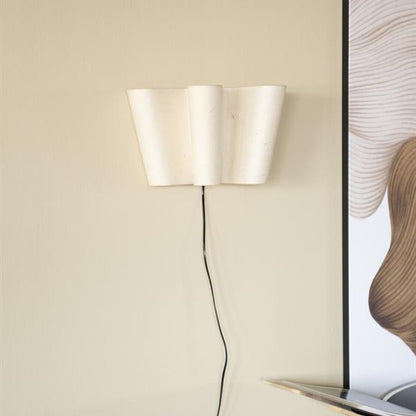 Wandlamp Saturnus | Naturel Papier & ijzer