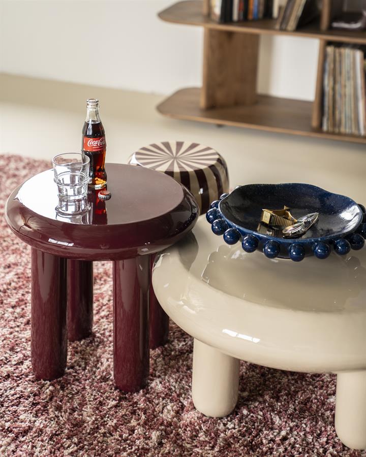 Schaal Viro blauw aardewerk in een interieur