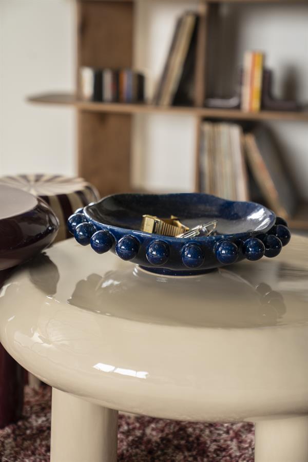 Schaal Viro blauw aardewerk