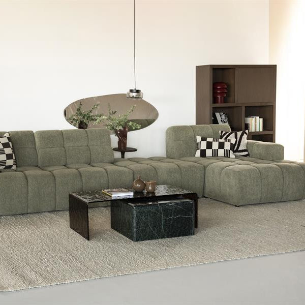 Salontafel Ripple | Bruin Glas