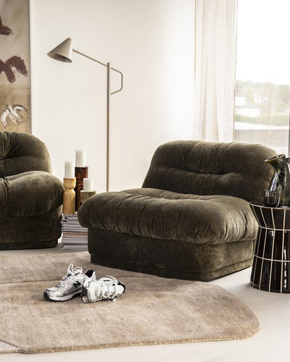 Fauteuil Nook groen polyester