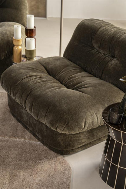 Fauteuil Nook groen polyester