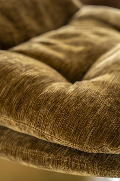 Fauteuil Tromba geel stof