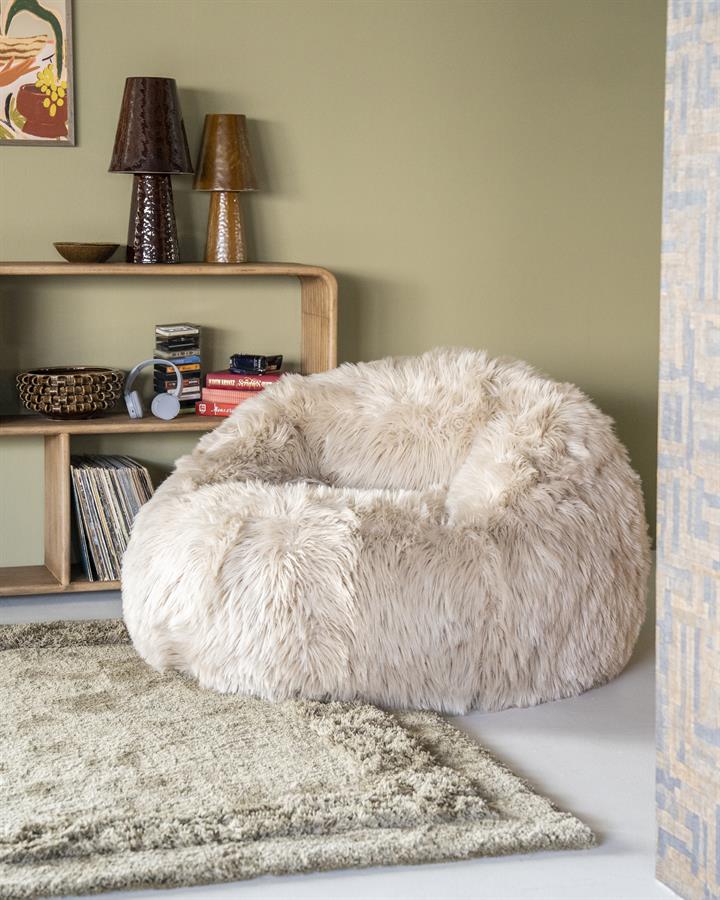 Fauteuil Snuzzle taupe stof