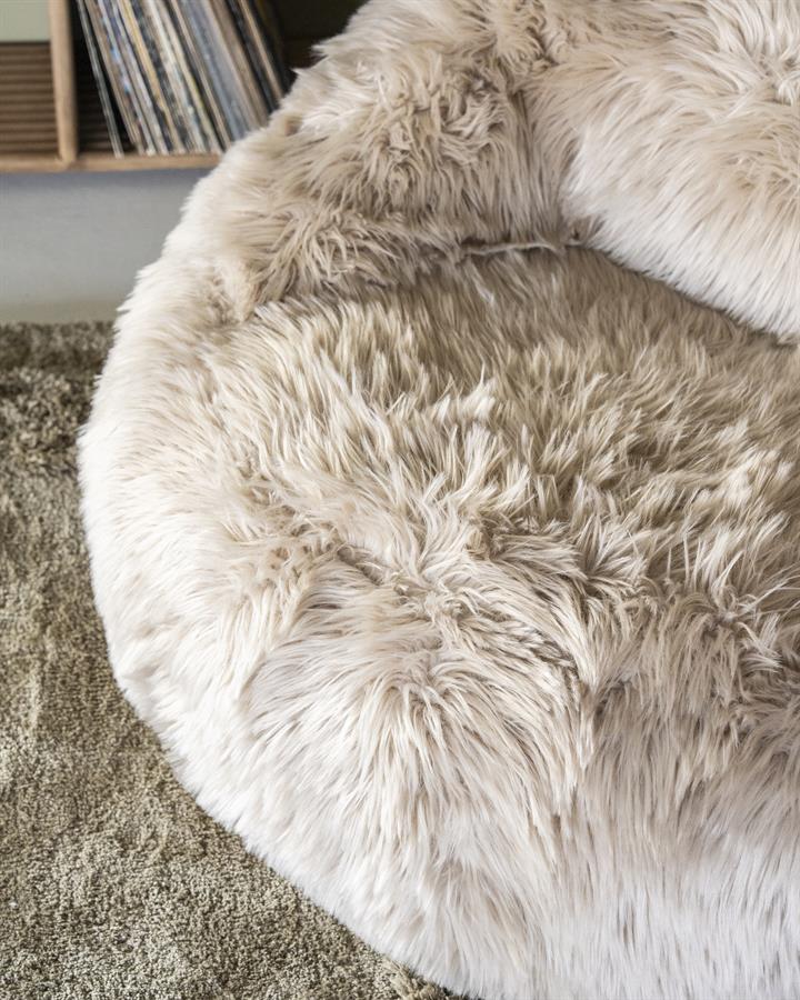 Fauteuil Snuzzle taupe stof