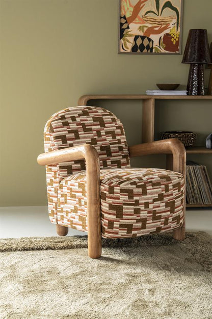 Fauteuil Retrova diverse kleuren stof
