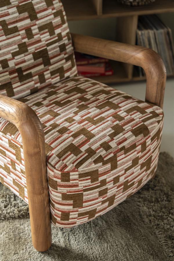 Fauteuil Retrova diverse kleuren stof