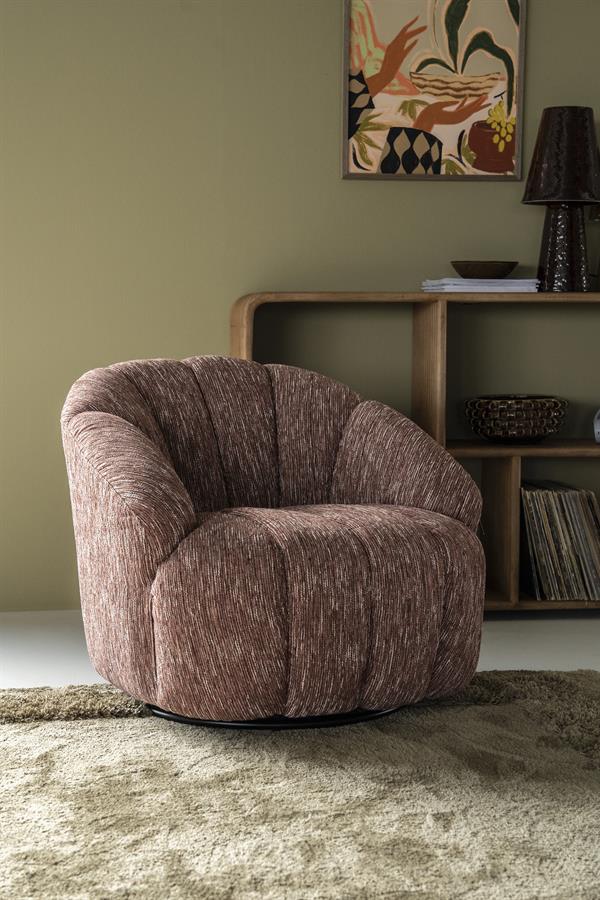 Fauteuil Sogno rood polyester