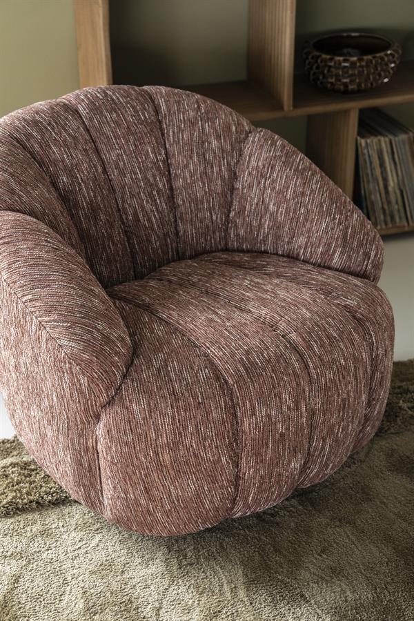 Fauteuil Sogno rood polyester