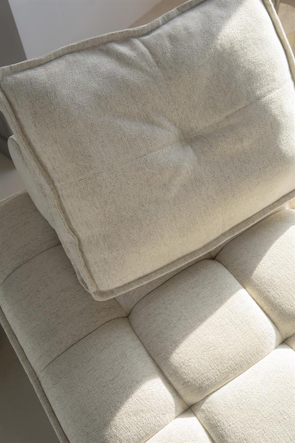 Fauteuil Hive beige stof