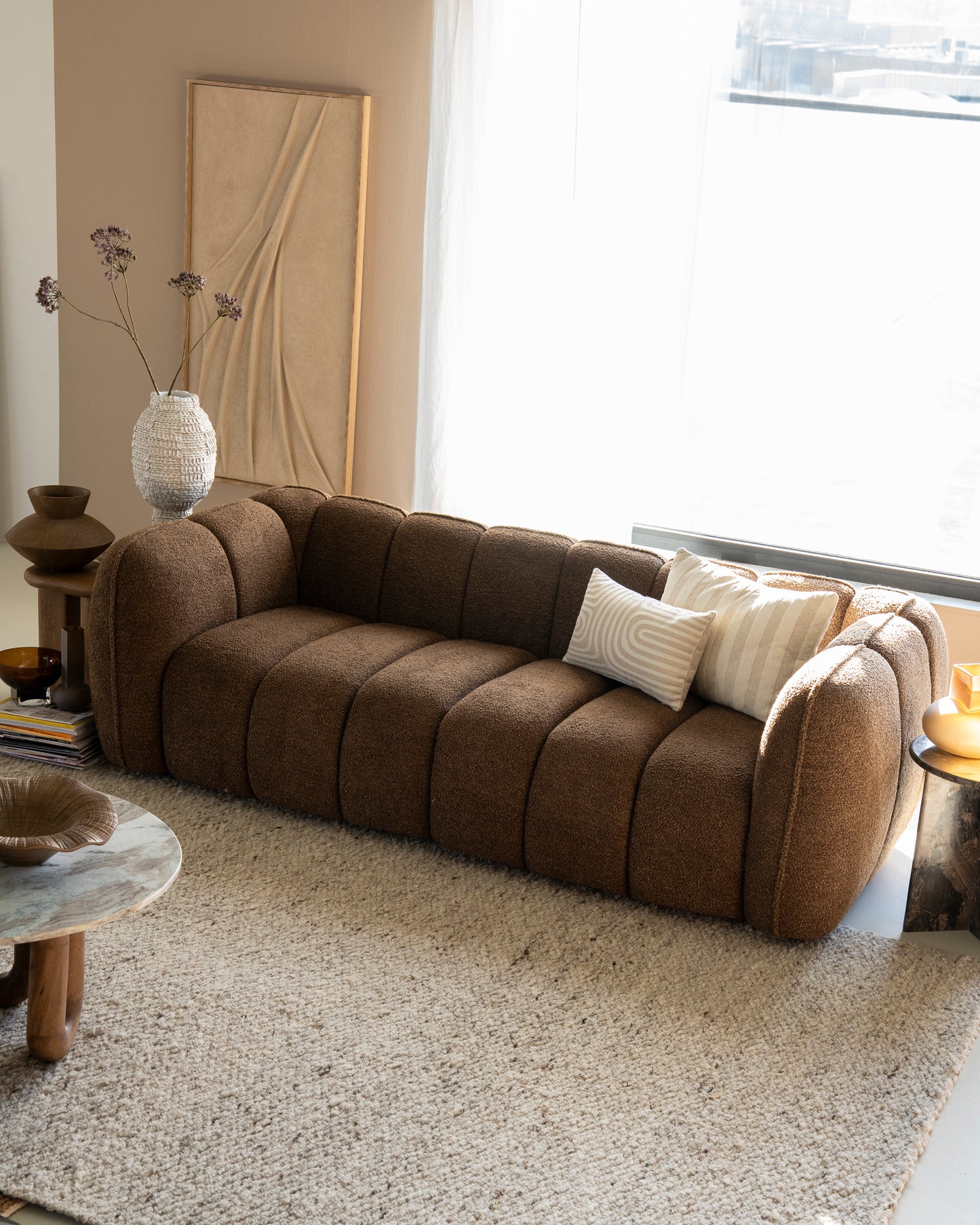 Vloerkleed Kalme | Naturel Katoen & wol