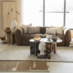 Vloerkleed Intarsio | Bruin Wol