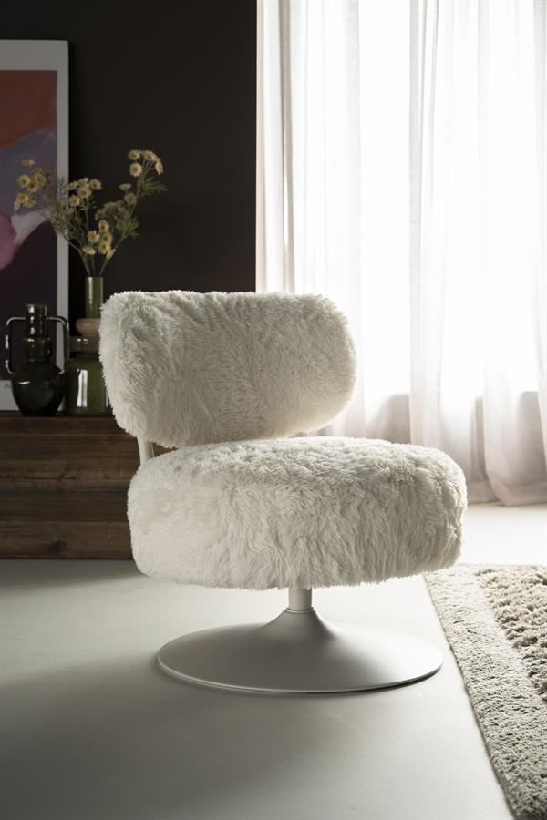 Fauteuil Furlo beige stof