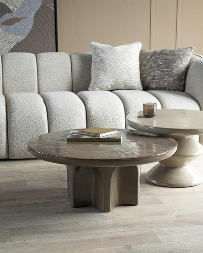 Salontafel Circolo, vooraanzicht in een interieur