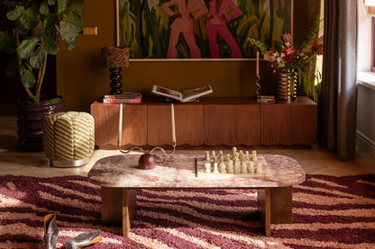 Salontafel Haussmann roze mangohout