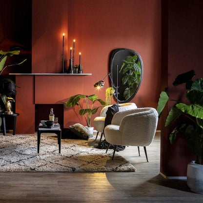 Spiegel Plecto | Zwart Mangohout