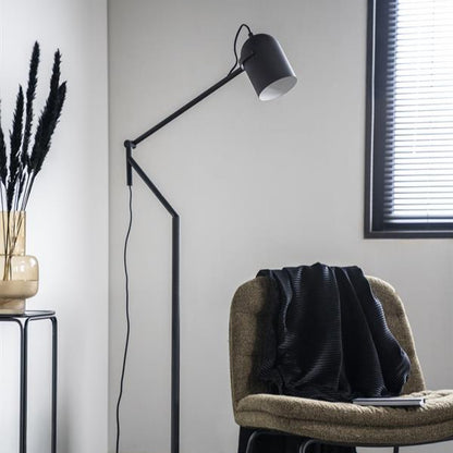 Vloerlamp Jupiter | Zwart Metaal