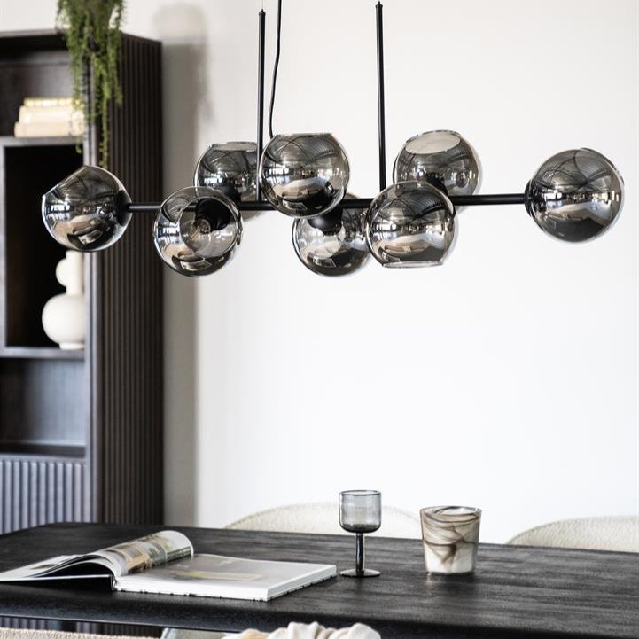 Hanglamp Saylor | Zwart Glas