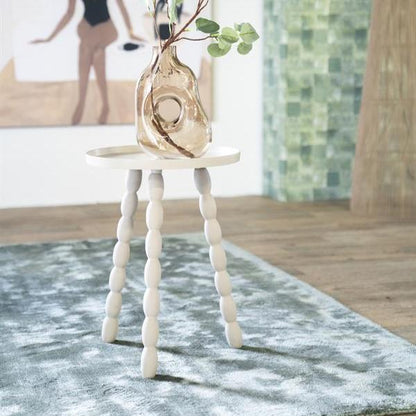 Bijzettafel Bean | Wit Metaal