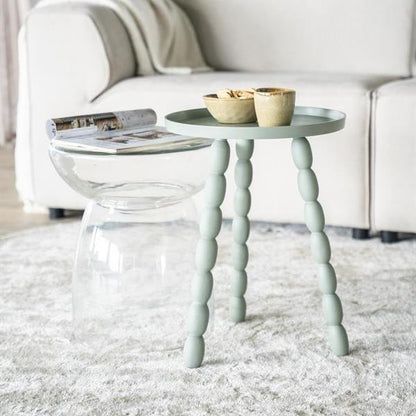 Bijzettafel Bean | Groen Metaal