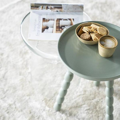 Bijzettafel Bean | Groen Metaal