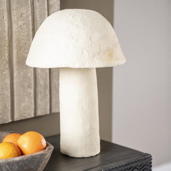 Tafellamp Sana | Wit Papier maché