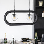 Hanglamp Beatrix | Zwart Mangohout