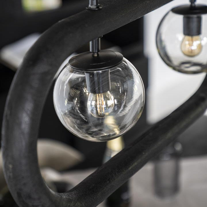 Hanglamp Beatrix | Zwart Mangohout