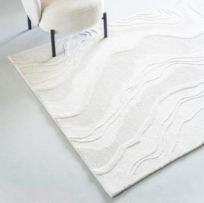 Vloerkleed Soil | Beige 100% Wol