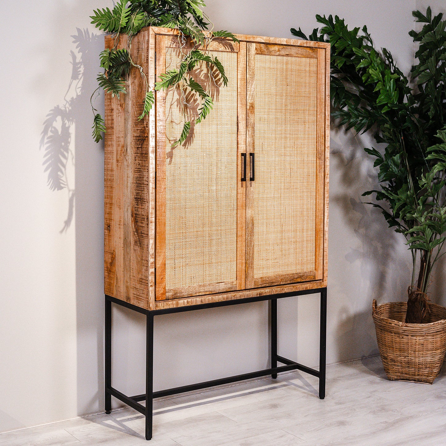 Opbergkast Carini | Naturel Mangohout