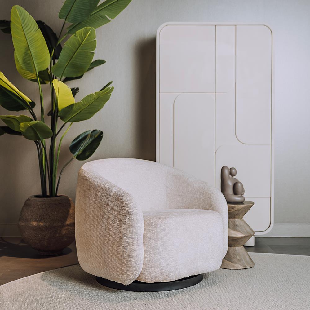 Fauteuil Castro | Wit Stof