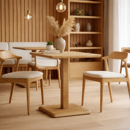 Restauranttafel Florent | Vierkant | Naturel Mangohout