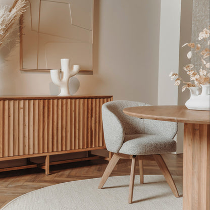 Eetkamerstoel Brescia | Beige Stof